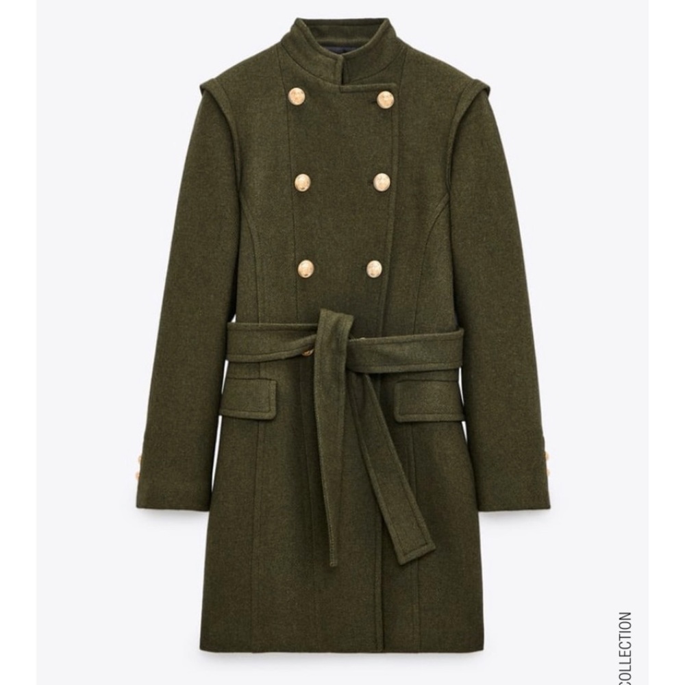 Zara wool blend coat